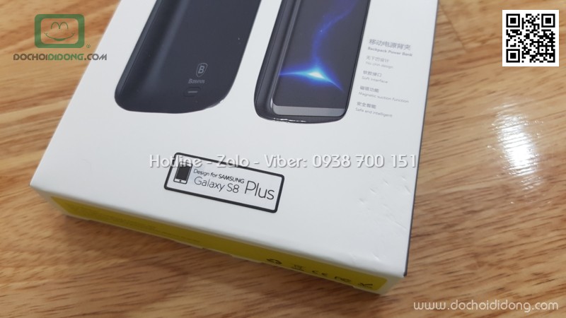 Ốp lưng sạc dự phòng Samsung S8 Plus Baseus 5500mah