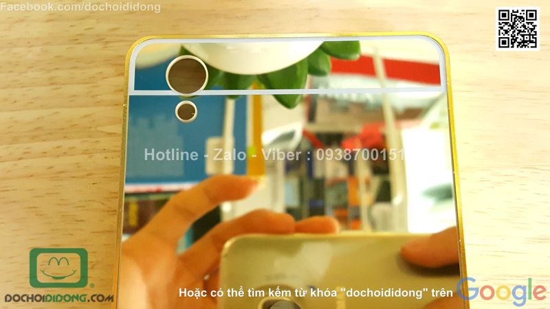 Ốp lưng Vivo Y51 viền nhôm lưng tráng gương