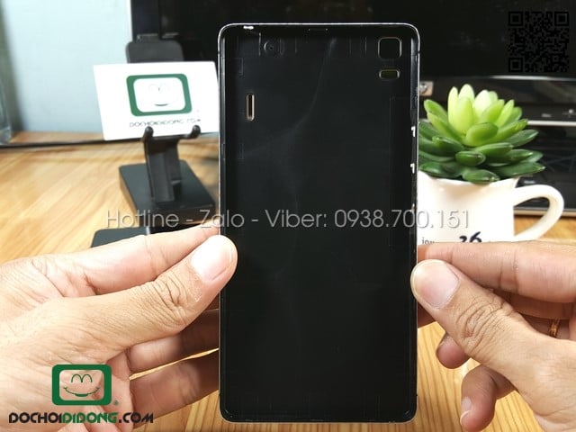 Ốp lưng Lenovo A7000 K3 Note viền nhôm lưng kính thay nắp