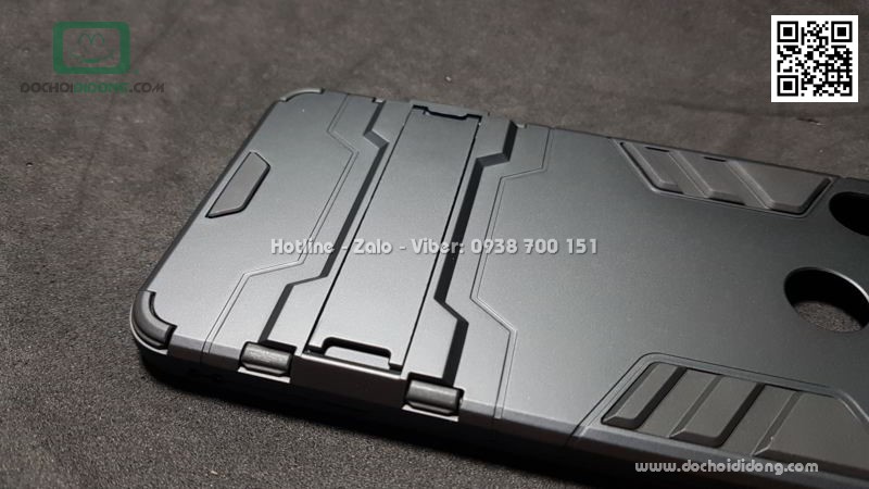 Ốp lưng Xiaomi Redmi Note 5 Pro iRon Man chống sốc có chống lưng