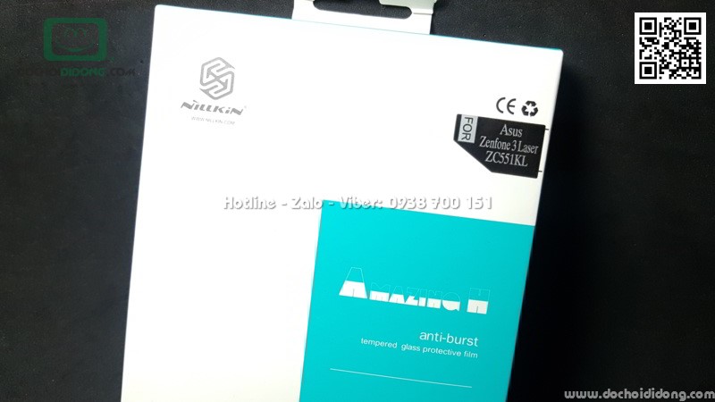 Miếng dán cường lực Asus Zenfone 3 Laser ZC551KL Nillkin 9H