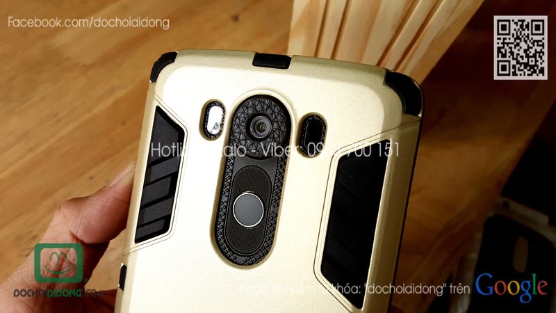 Ốp lưng LG V10 Iron Man chống sốc có chống lưng