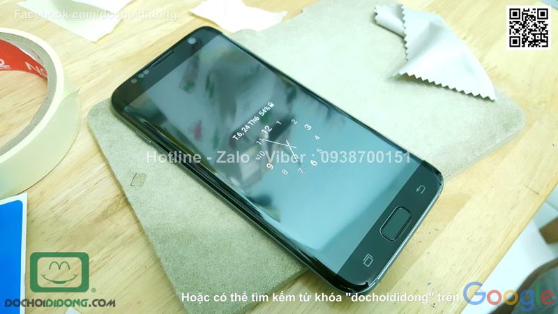 Miếng dán cường lực Samsung Galaxy S7 Edge Dragon 9H