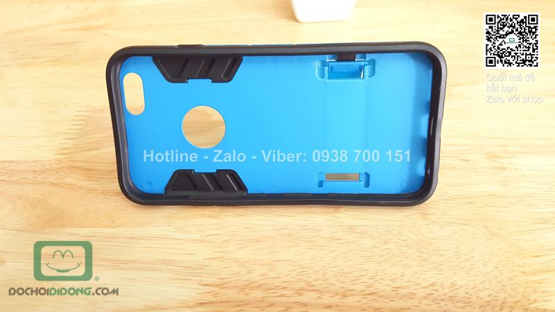 Ốp lưng iPhone 6 Iron Man chống sốc có chống lưng