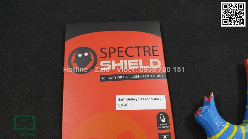 Miếng dán màn hình Samsung Galaxy S7 Spectre Shield full 2 mặt loại trong chính hãng