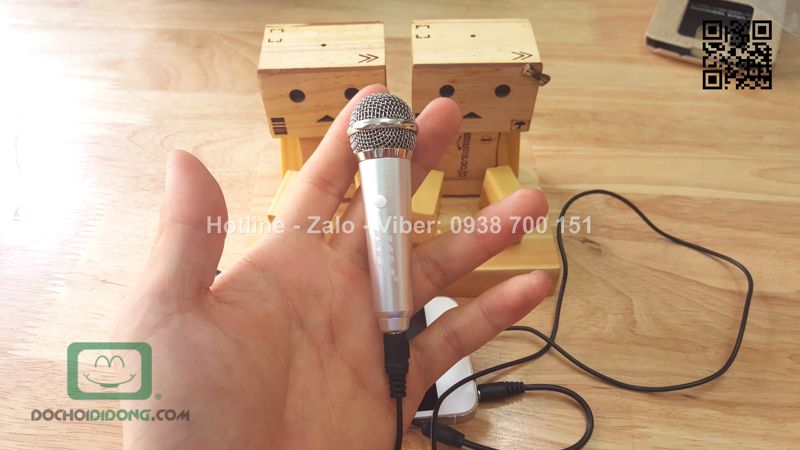 Micro hát karaoke dành cho điện thoại cỡ lớn