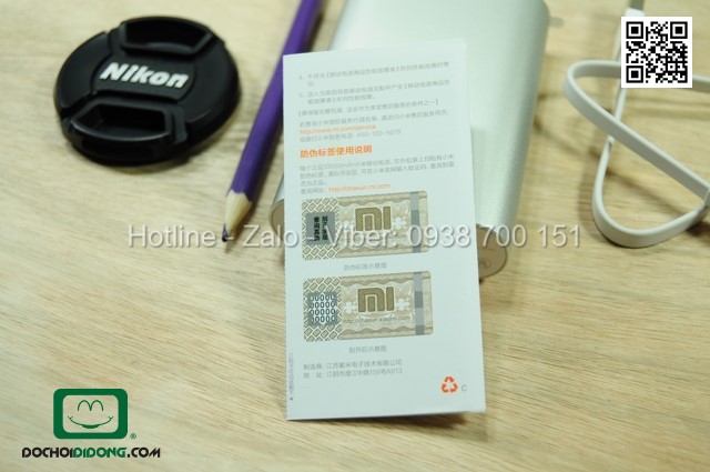 Sạc dự phòng Xiaomi 10000mah chính hãng 2015