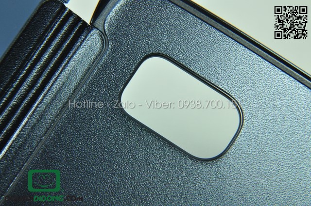 Bao da Samsung Galaxy S6 Edge Clear View Cover chính hãng