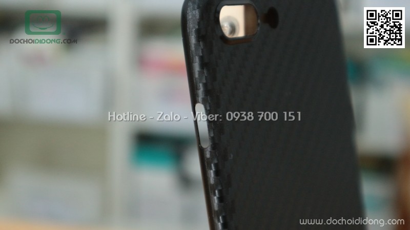 Ốp lưng iPhone 7 Plus iCan carbon siêu mỏng