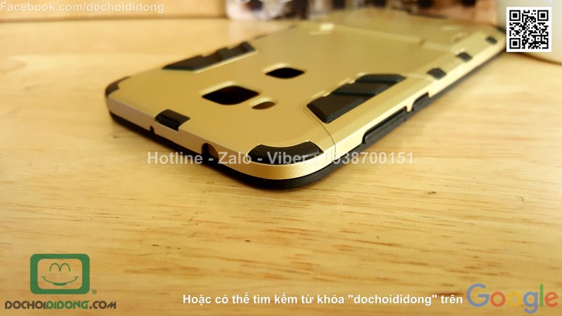 Ốp lưng Huawei G7 Plus Iron Man chống sốc có chống lưng