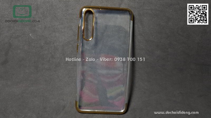 Ốp lưng Huawei P20 Pro Zacase dẻo trong viền màu chống sốc