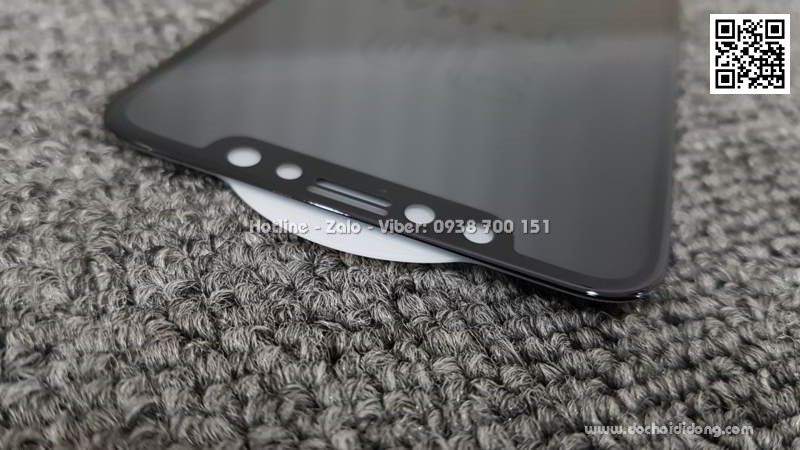 Miếng dán cường lực chống nhìn trộm iPhone X XS Nillkin 3D AP Max full màn hình