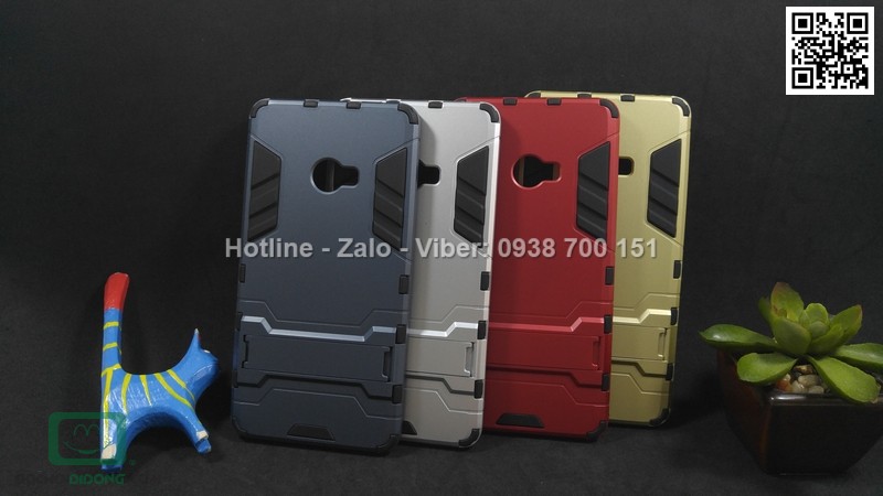 Ốp lưng Xiaomi Redmi Note 2 Iron Man chống sốc có chống lưng