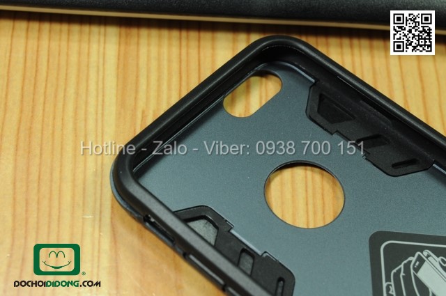 Ốp lưng iPhone 6 Iron Man chống sốc có chống lưng