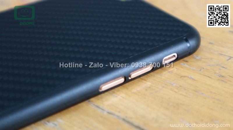 Ốp lưng iPhone 6 6S Plus Nillkin Carbon