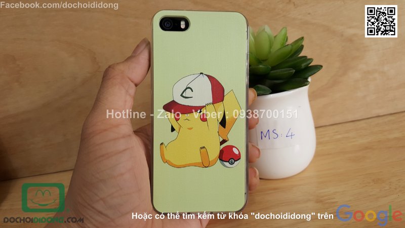 Ốp lưng iPhone 5 5s SE Pokemon Go dẻo viền trong