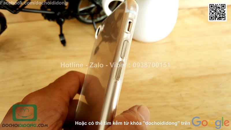 Ốp lưng iPhone 7 dẻo trong siêu mỏng