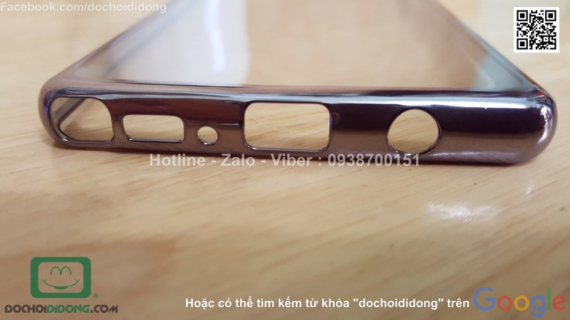 Ốp lưng Samsung Galaxy Note 7 Albizia dẻo trong viền màu