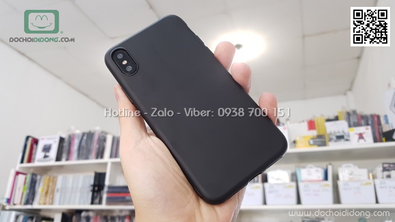 Ốp lưng iPhone X XS Zacase dẻo nhung