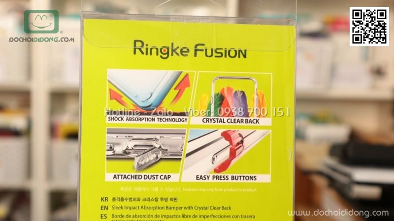 Ốp lưng Sony XZ Premium Ringke Fusion