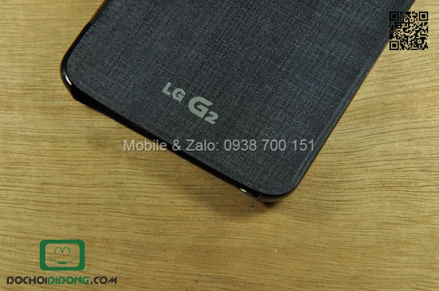 Bao da LG Optimus G2 D802 QuickWindow chính hãng