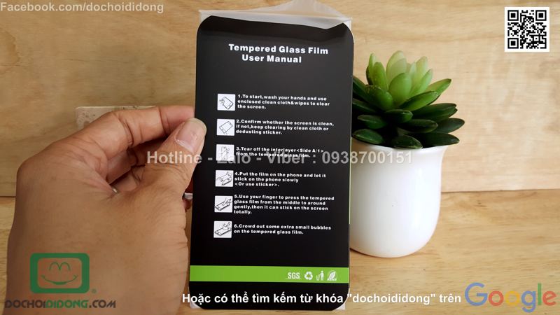 Miếng dán cường lực OPPO R7 Plus KYK full màn hình