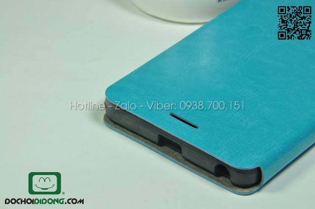 Bao da Lenovo A7000 ( K3 Note ) Mofi da trơn cao cấp