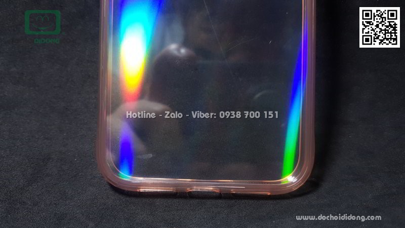 Ốp lưng iPhone XR Likgus Aurora lưng kính đổi màu