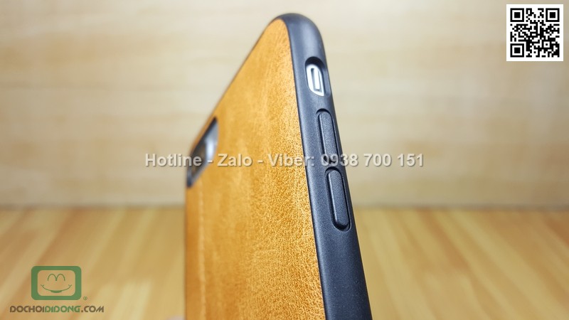 Ốp lưng iPhone 7 Plus Mean Love lưng da chống sốc