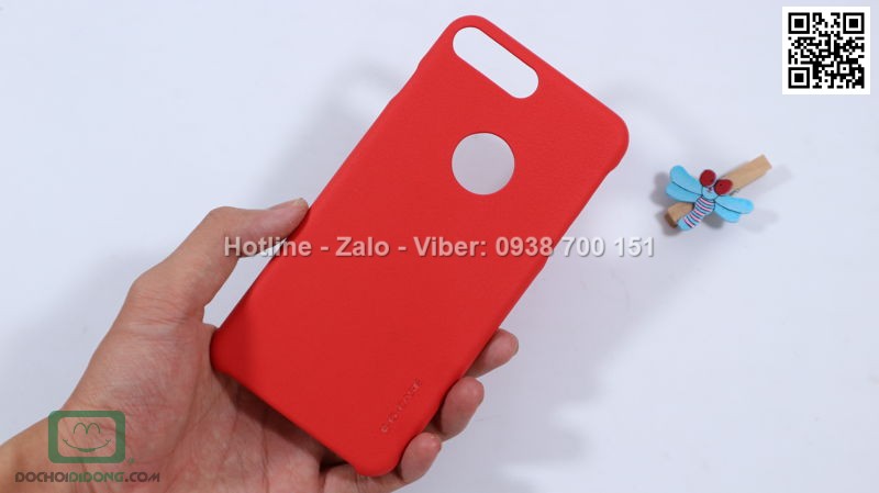 Ốp lưng iPhone 8 Plus G Case vân da cao cấp êm ái