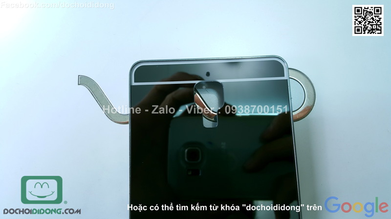 Ốp lưng Xiaomi Mi 5 viền nhôm lưng tráng gương