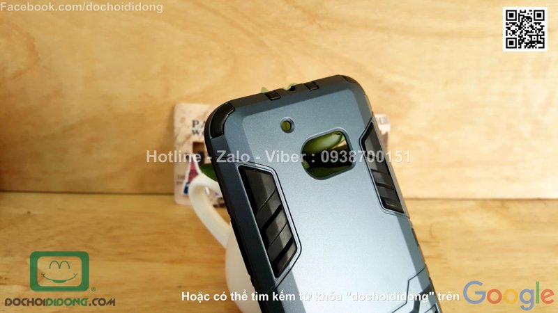 Ốp lưng HTC 10 Iron Man chống sốc có chống lưng