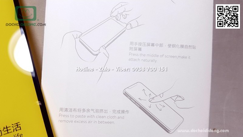 Miếng dán cường lực iPhone X XS Baseus Edge full màn hình