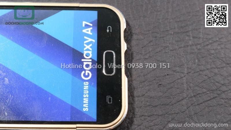 Ốp viền Samsung Galaxy A7 2017 Zacase viền nhôm phay cao cấp