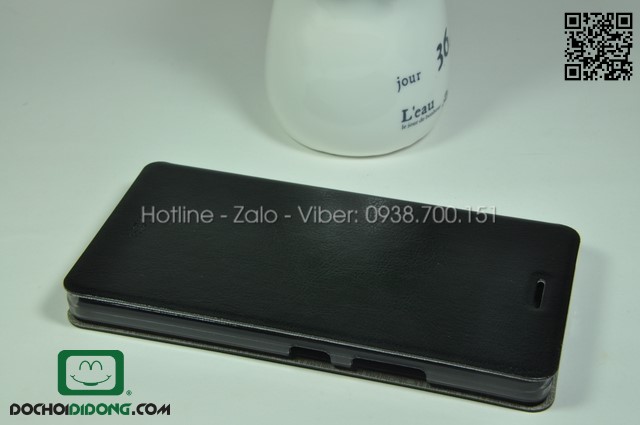 Bao da Lenovo A7000 ( K3 Note ) Mofi da trơn cao cấp