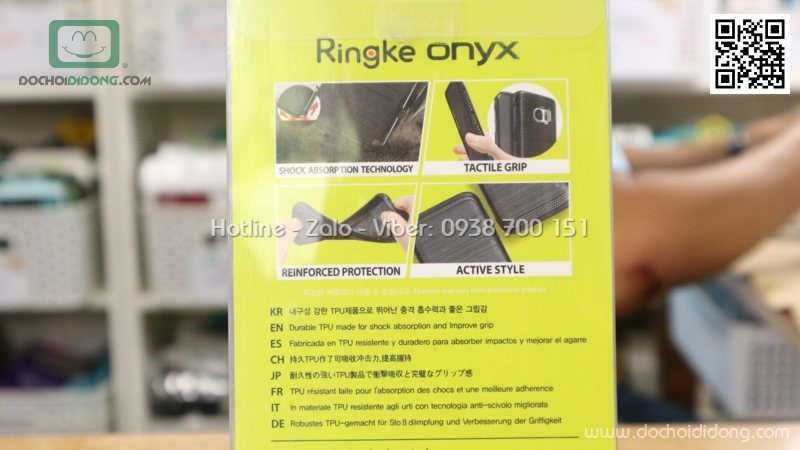 Ốp lưng Samsung Galaxy S8 Plus Ringke Onyx vân kim loại