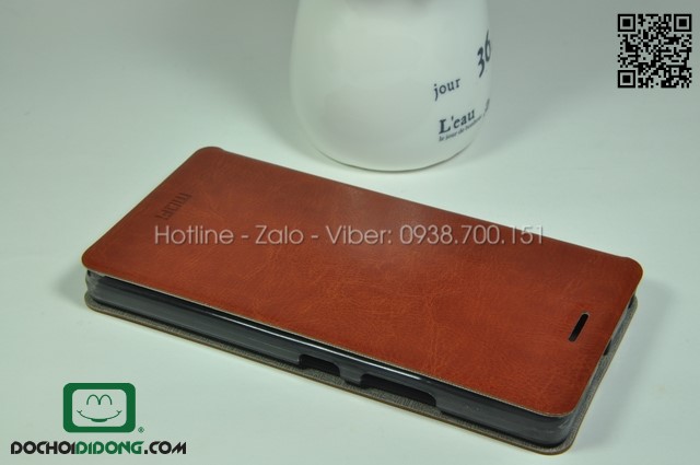 Bao da Lenovo A7000 ( K3 Note ) Mofi da trơn cao cấp