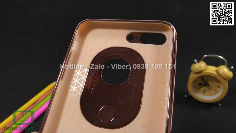 Ốp lưng iPhone 8 Plus iPaky chống sốc có nhẫn đeo