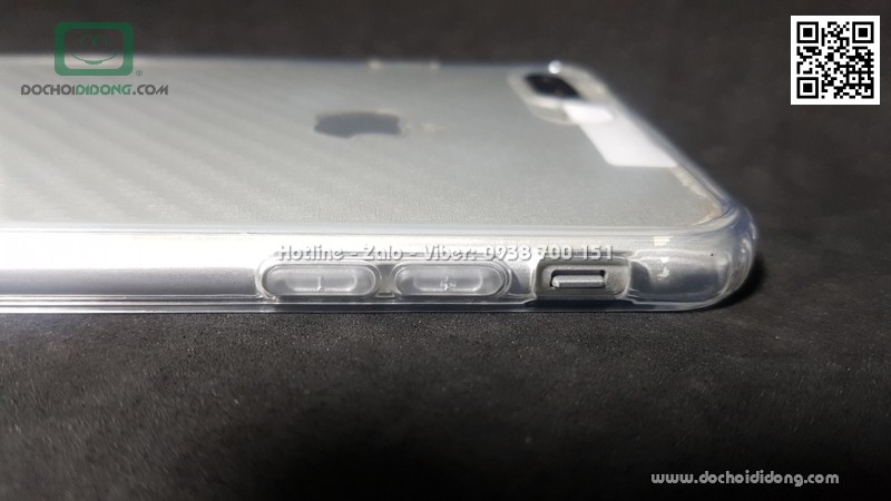 Ốp lưng iPhone 7 8 Plus Likgus lưng kính viền trong chống sốc