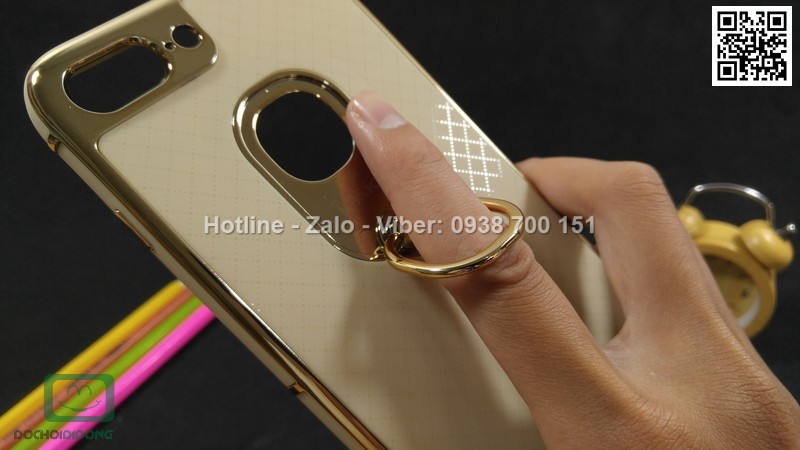 Ốp lưng iPhone 7 Plus iPaky chống sốc có nhẫn đeo