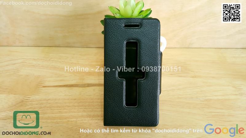 Bao da Blackberry Z10 Piercedan nghe nhanh quai gài