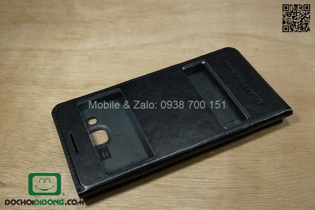 Flip cover Samsung Galaxy Grand Prime G530 da láng