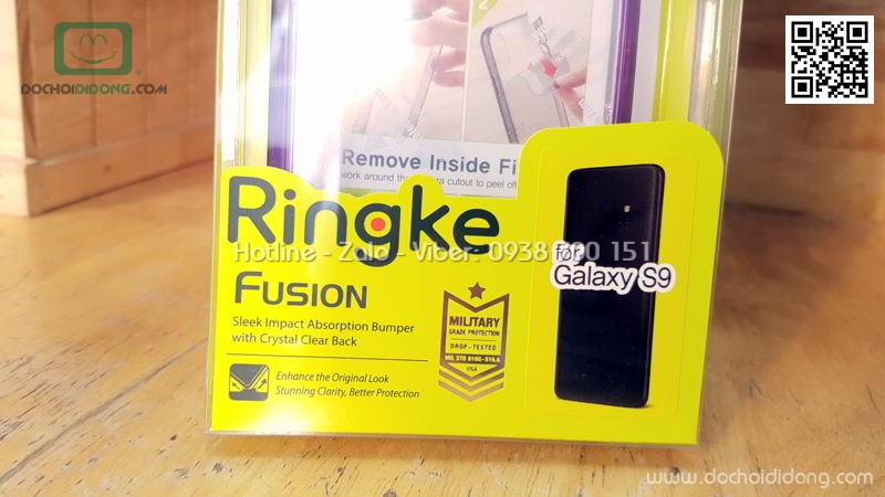 Ốp lưng Samsung S9 Ringke Fusion