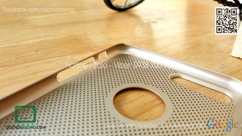 Ốp lưng iPhone 7 Plus Loopee lưng lưới chống nóng