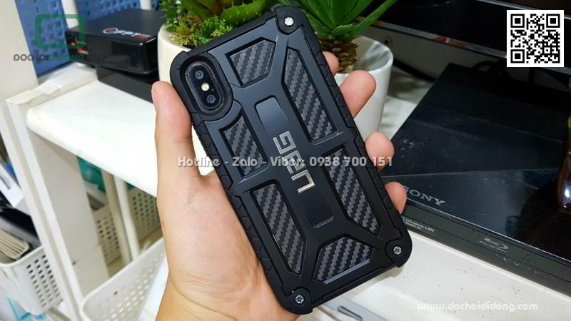 Ốp lưng iPhone X siêu chống sốc kiểu dáng UAG Monarch