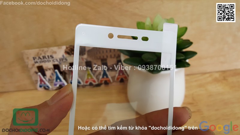 Miếng dán cường lực OPPO R7 KYK full màn hình