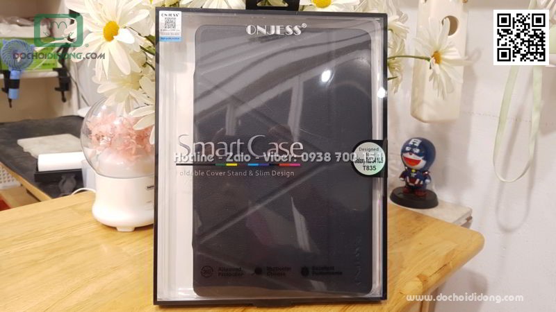 Bao da Samsung Galaxy Tab S4 10.5 inch S-Pen Onjess lưng dẻo êm ái