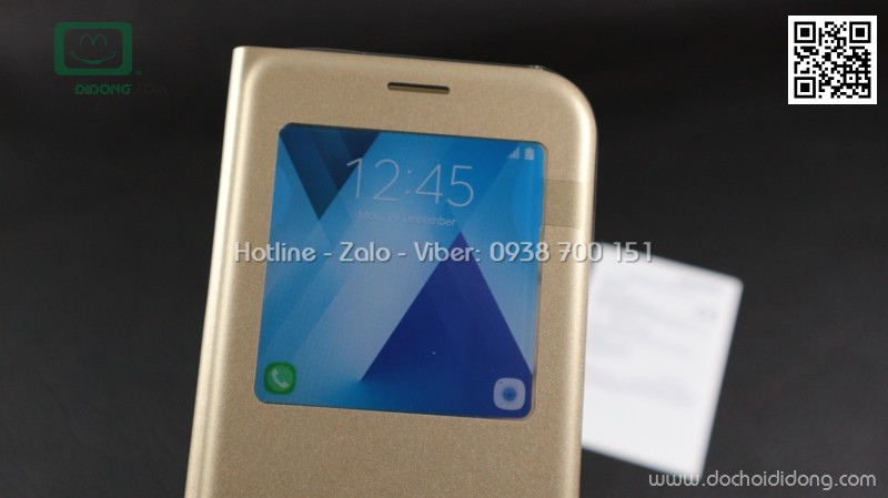 Bao da S View Samsung A7 2017 Stading Cover chính hãng