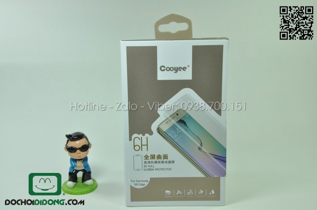 Miếng dán Samsung Galaxy S6 Edge Cooyee 6H full màn hình