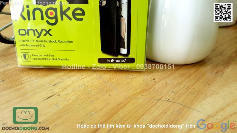 Ốp lưng iPhone 7 Ringke vân kim loại